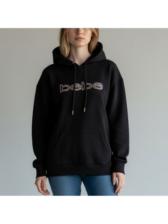 bebe Tops - Bebe Black Hoodie Large #HD2
